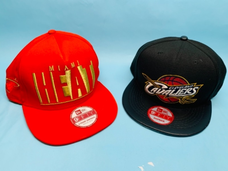 Photo 1 of 767130…2 basketball team adjustable SnapBack caps 