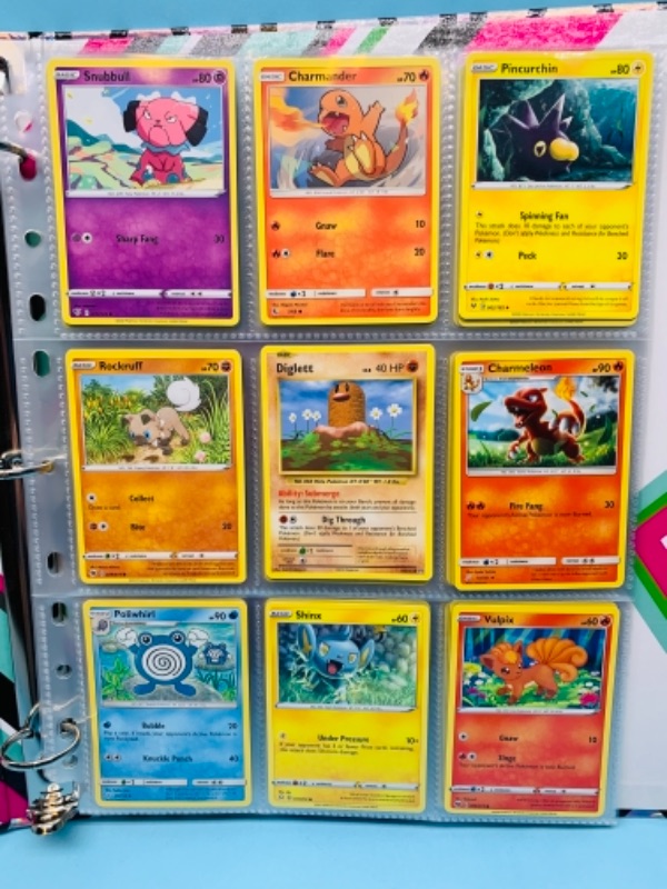 Photo 1 of 767133…81 Pokémon 2012 trading cards in binder -not all pages are photographed 