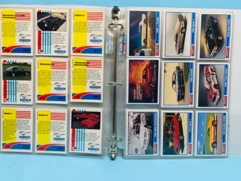 Photo 3 of 767134…100 Ford gt  mustang 30 years trading cards in binder- not all pages are photographed 