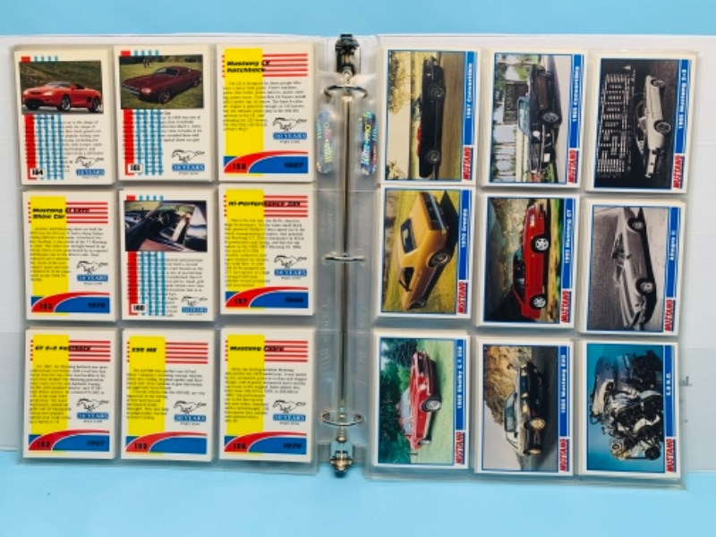 Photo 2 of 767134…100 Ford gt  mustang 30 years trading cards in binder- not all pages are photographed 