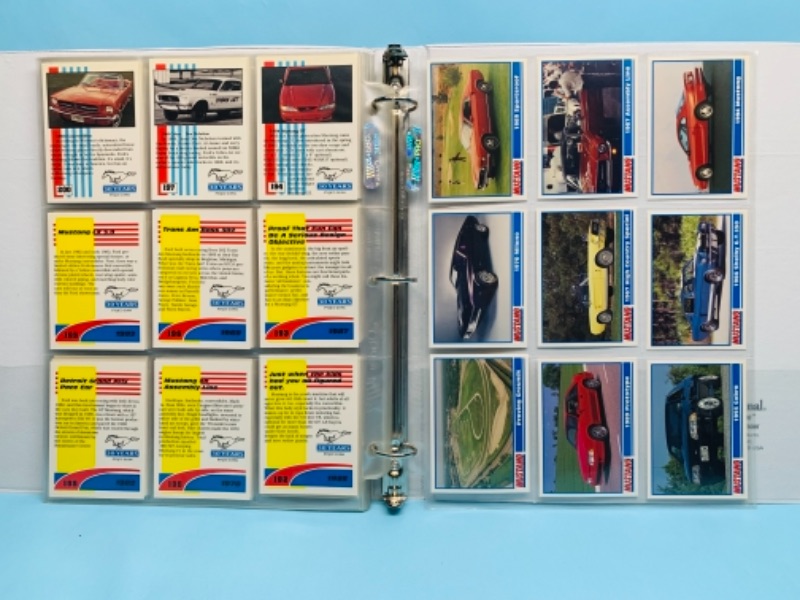 Photo 4 of 767134…100 Ford gt  mustang 30 years trading cards in binder- not all pages are photographed 