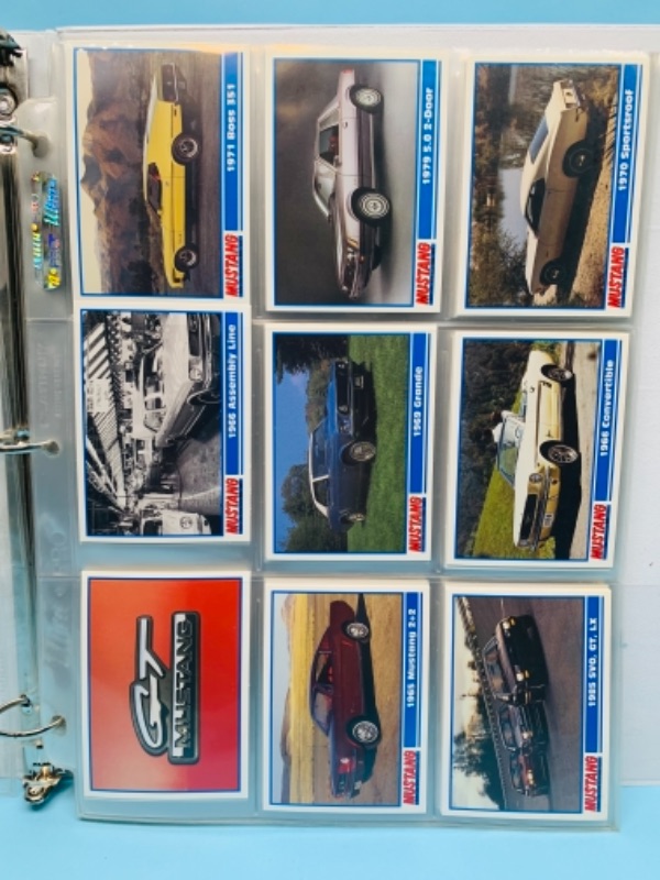 Photo 5 of 767134…100 Ford gt  mustang 30 years trading cards in binder- not all pages are photographed 