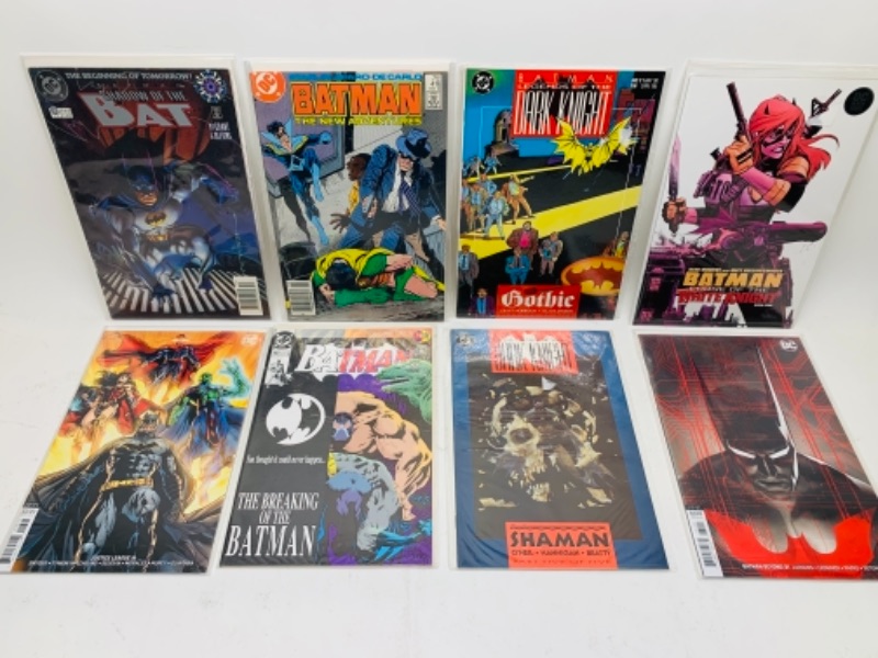 Photo 1 of 767142…8 Batman comics in  plastic sleeves