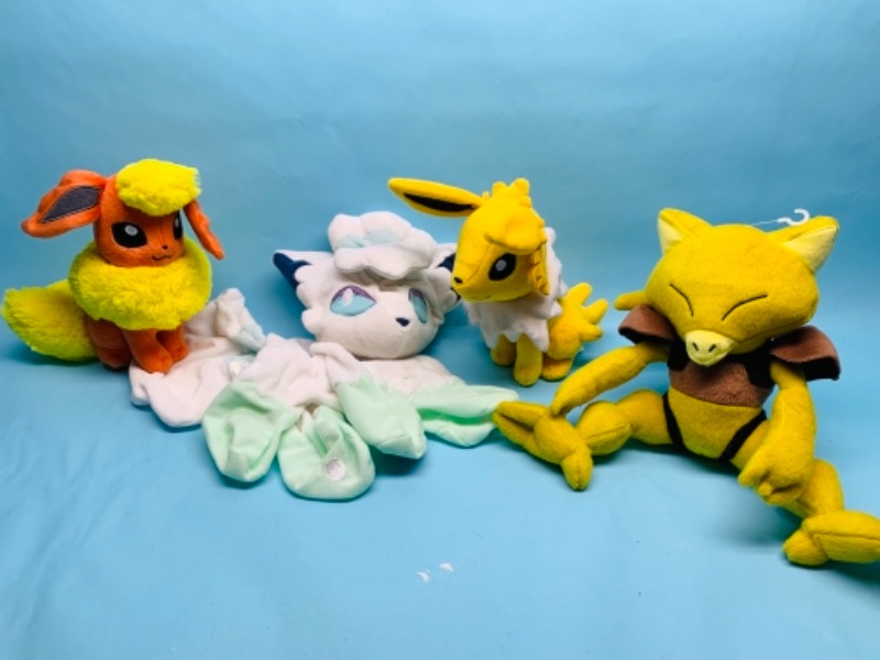 Photo 1 of 767164…Pokémon plushies and unstuffed Pokémon build a bear 