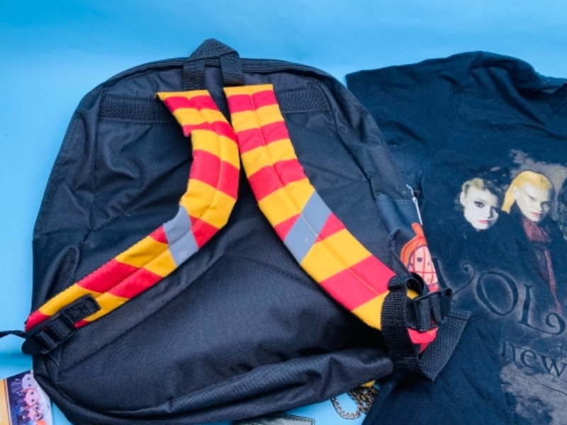 Photo 3 of 767167…twilight t-shirt, Harry Potter backpack, plushy, wallet, and stranger things wallet