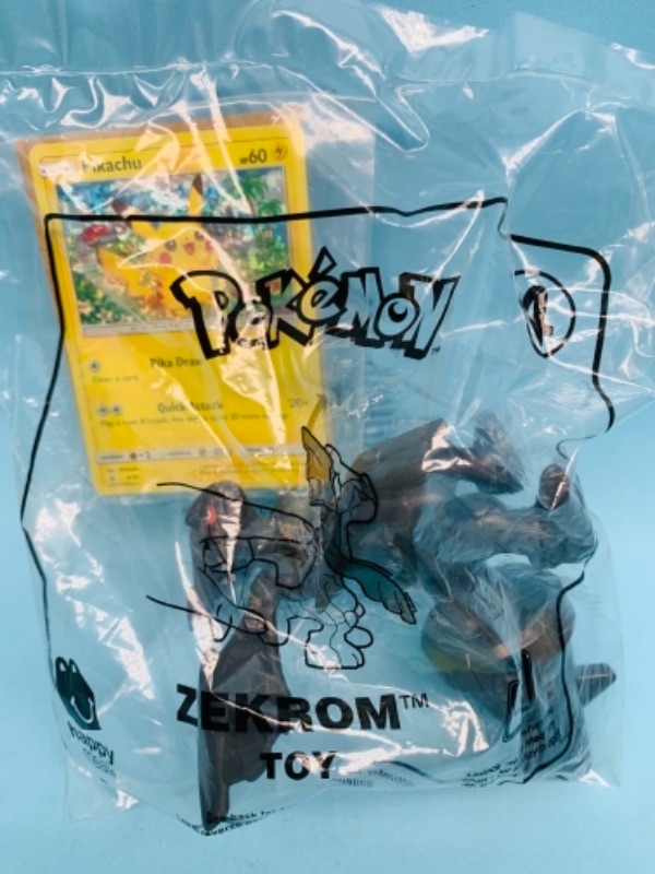 Photo 2 of 767182…sealed Pokémon pikachu halo card and figure McDonald’s happy meal toy 