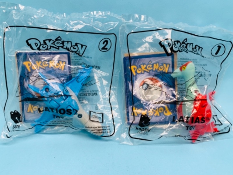 Photo 1 of 767184…2 sealed Pokémon promo cards and figures McDonald’s happy meal toys