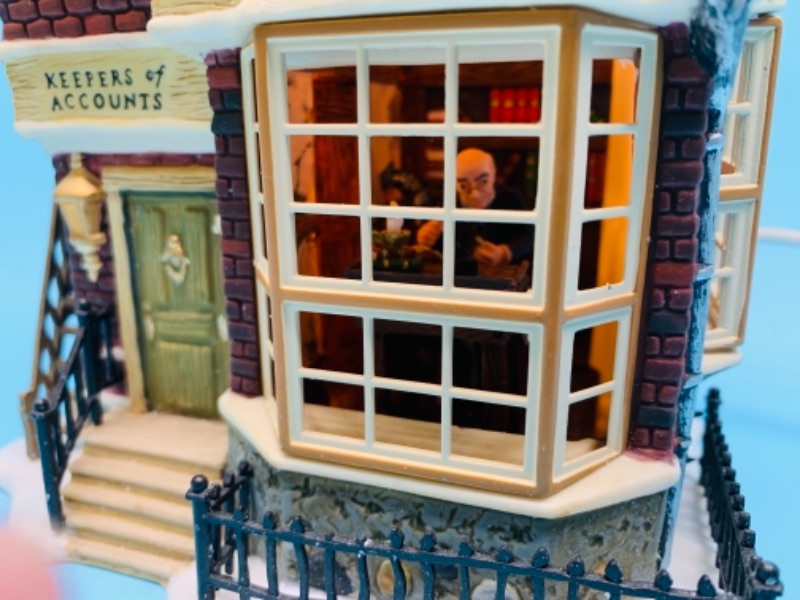 Photo 4 of 767193…dept 56 Dickens Village lighted porcelain Scrooge and Marley counting house with box 