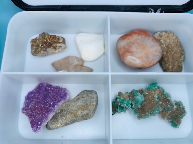 Photo 5 of 767204…4 trinket cases filled with collectible geode, crystals, and polished rocks 