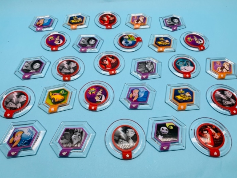 Photo 1 of 767219…27 Disney infinity power discs 