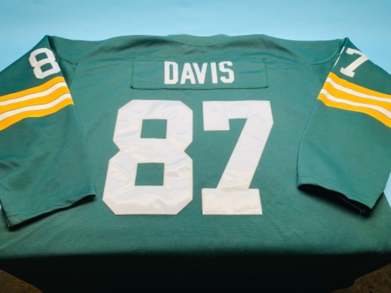 Photo 2 of 767229…vintage 1987 Green Bay Packers Willie Davis Mitchell and Ness throwback jersey size 56