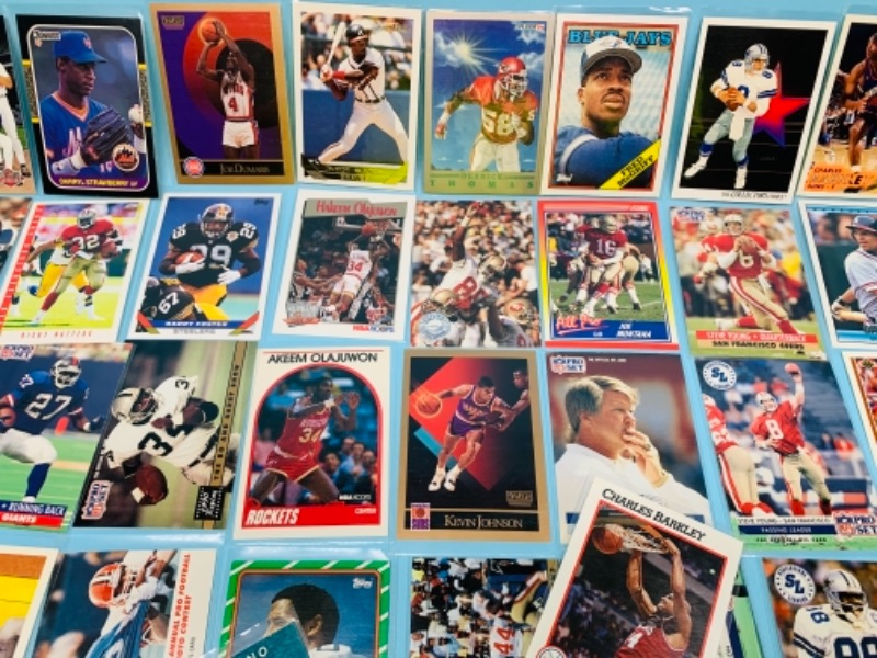 Photo 5 of 767231…75 mixed sports cards in plastic sleeves 