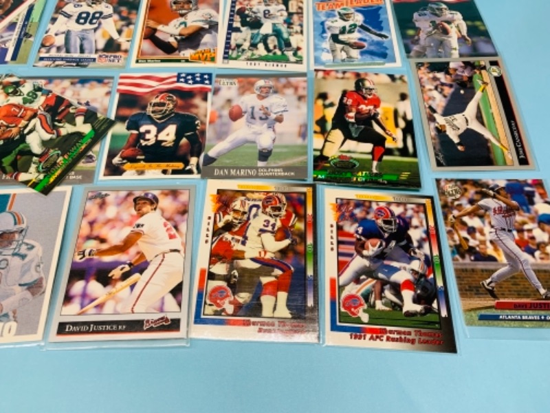 Photo 6 of 767231…75 mixed sports cards in plastic sleeves 