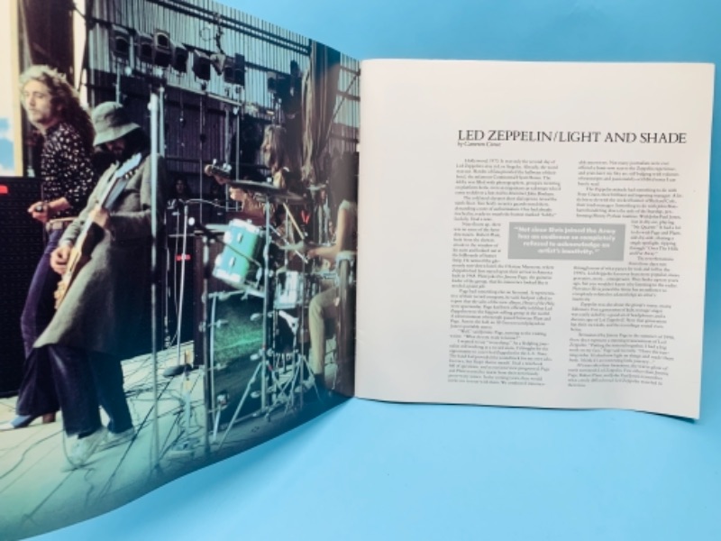 Photo 3 of 767238…vintage Led Zeppelin booklet in plastic sleeve 