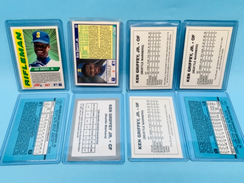 Photo 2 of 767266…8 ken Griffey jr. Trading cards in hard plastic sleeves 