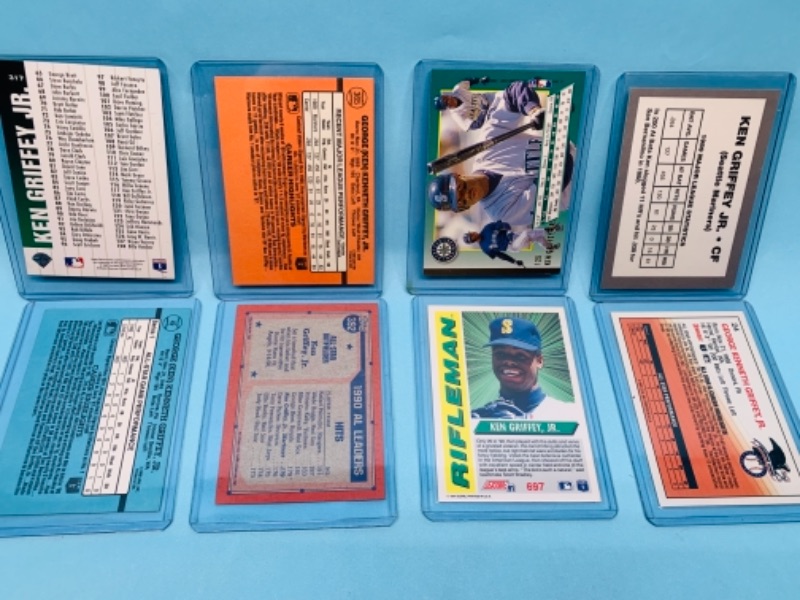 Photo 2 of 767267…8 ken Griffey jr. Trading cards in hard plastic sleeves 