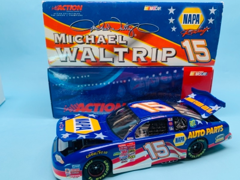 Photo 1 of 767279…action 1:24 scale 8” die cast Michael Waltrip stock car in original box