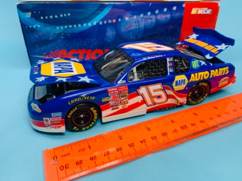 Photo 2 of 767279…action 1:24 scale 8” die cast Michael Waltrip stock car in original box