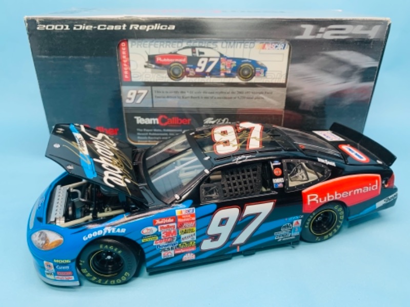 Photo 1 of 767280… team caliber 7” diecast 1/24 scale stock car in original box