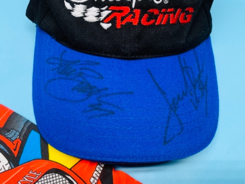 Photo 4 of 767289…autographed nascar t-shirt, cap,  and posters- Kurt Busch, Kyle Busch, and other 