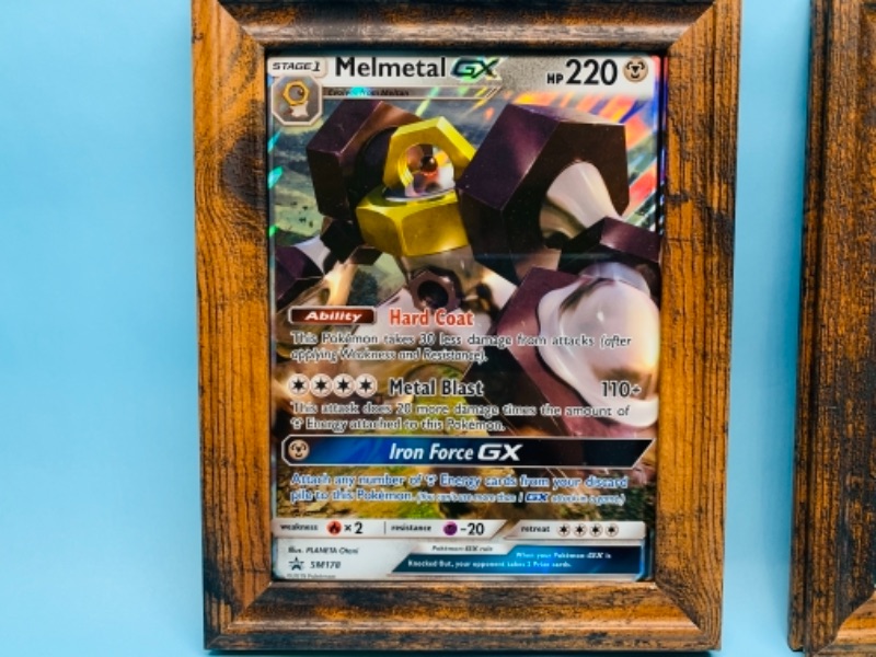 Photo 2 of 767295…2 framed jumbo Pokémon cards 