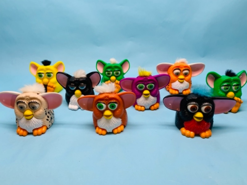 Photo 1 of 767299…9 vintage McDonald’s plastic furby toys