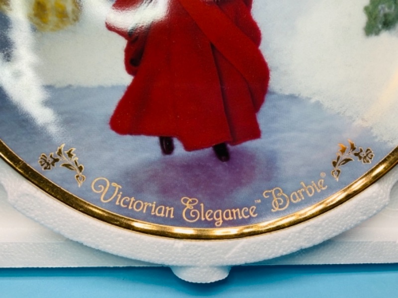 Photo 2 of 767301…vintage hallmark Barbie Victorian elegance collectors plate with coa in box 