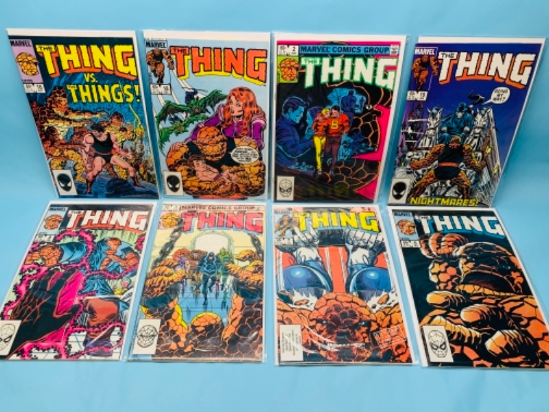 Photo 1 of 767310…8 vintage $.60 cent The thing comics in plastic sleeves