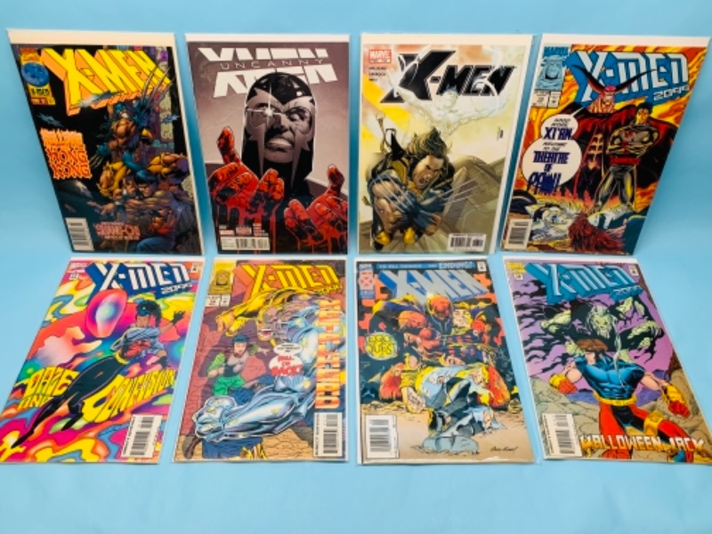 Photo 1 of 767314…8 x-Men comics in plastic sleeves