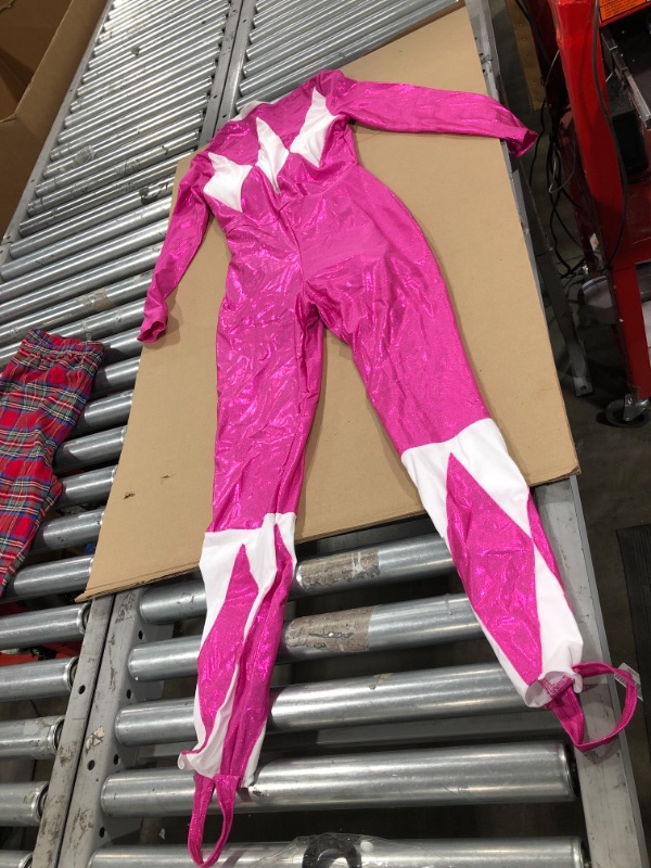 Photo 2 of S Disguise Sabans Mighty Morphin Power Rangers Pink Ranger Sassy Bodysuit Costume
