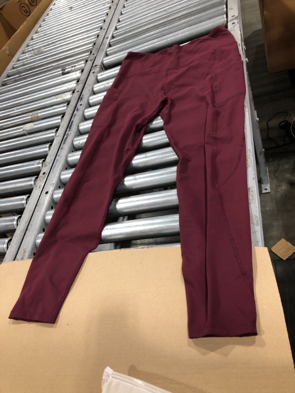 Photo 1 of Baleaf XL burgundy leggings