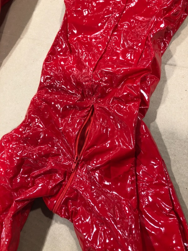 Photo 1 of XS red catsuit with crotch zipper