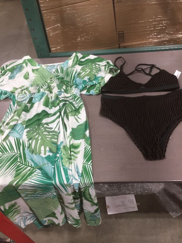 Photo 1 of (2 pack) CUPSHE women's sundress and bikini (L)