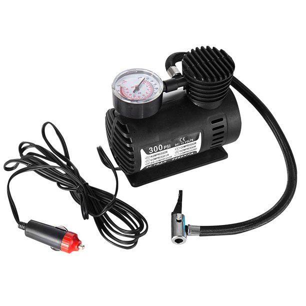 Photo 1 of 12V 300psi Tire Inflator Portable Car Tyre Air Compressor Portable Electric Tire Air Pump
