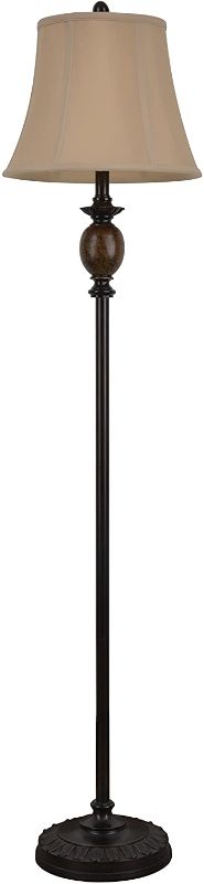 Photo 1 of Decor Therapy PL1645 61", Marble Bronze Floor Lamp
