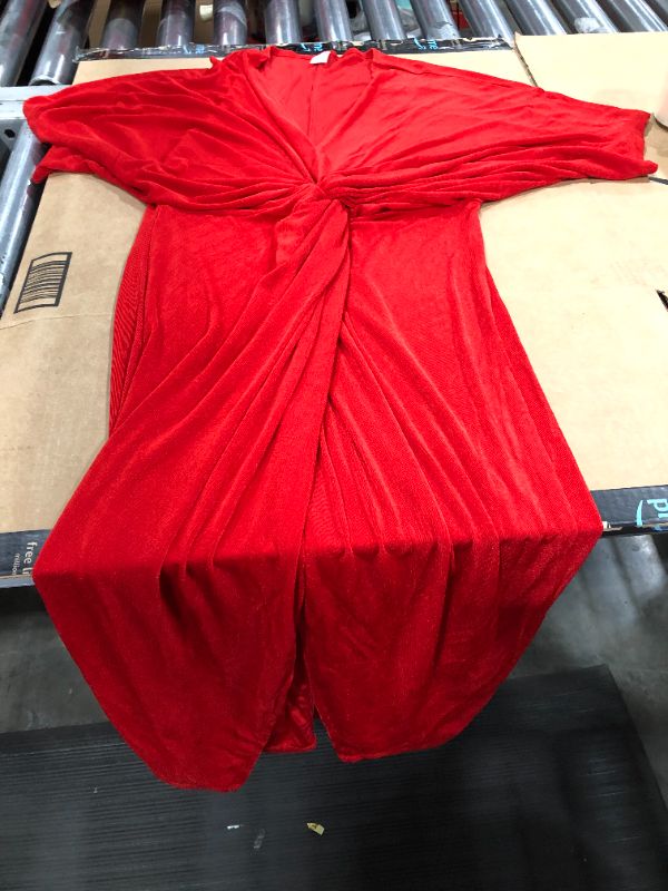 Photo 1 of size Large, women's red dress