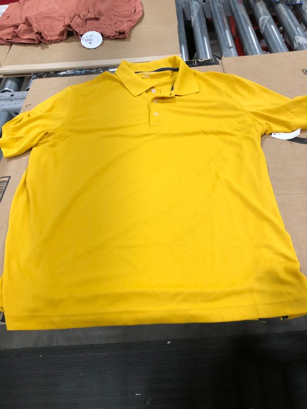 Photo 1 of Amazon essentials yellow button up shirt, BRAND NEW/ ORIGINAL TAGS STILL ON