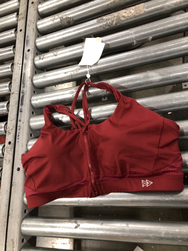 Photo 1 of 4XL Burgundy sports bra