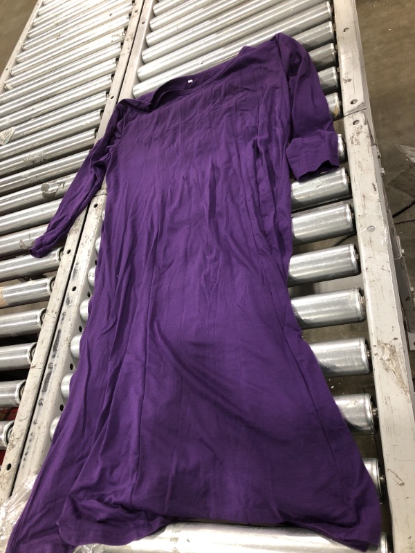 Photo 1 of 3XL purple long sleeve dress