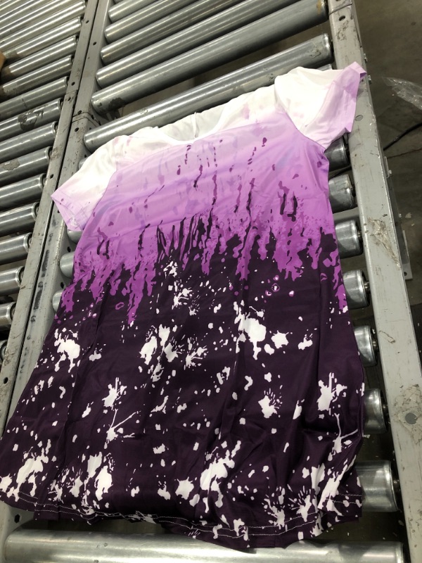 Photo 1 of L ombre purple white shirt