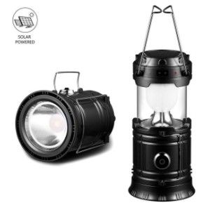 Photo 1 of Solar Lantern Flashlights Charging for Phone, Rechargeable Camping Lantern Led, Collapsible & Portable for Emergency, Hurricanes, Power Outage, Storm,School Emergency Lighting
