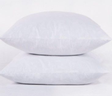 Photo 1 of Duck Feather 18 in. x 18 in. Pillow Insert (Set of 2)
