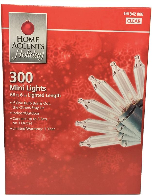 Photo 1 of 300 Mini Lights, 68 ft 6" Lighted Length

