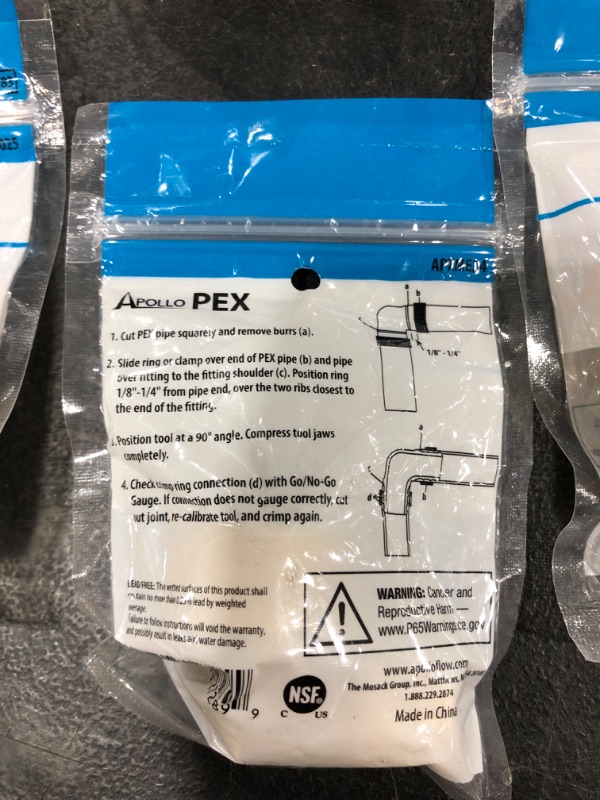 Photo 1 of Apollo Valves Apxme34 Pex Fittings Elbow, 3/4", Lot of 10.
