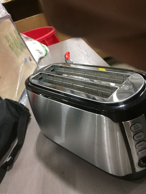 Photo 1 of Hamilton Beach - Keep Warm 4-Slice Long Slot Toaster