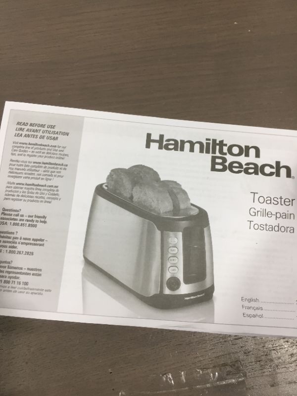 Photo 4 of Hamilton Beach - Keep Warm 4-Slice Long Slot Toaster