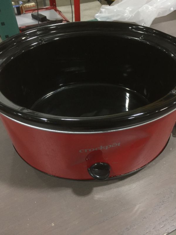 Photo 3 of Crock-pot Express Crock Slow Cooker, 8 quart, Red
