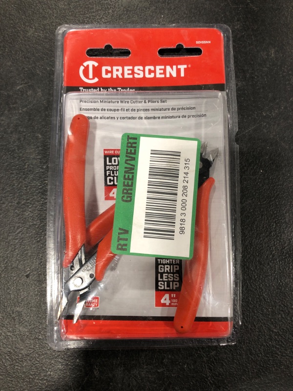 Photo 2 of CRESCENT - Set 2Pc Shear Cutter/Pliers Sesormatic (S2KS5NN)
