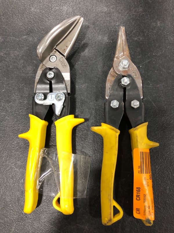 Photo 1 of Crescent WISS Aviation Snips, Lot of 2. USED CONDITION.