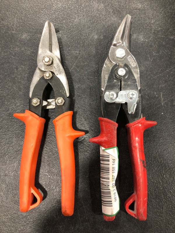 Photo 2 of Aviation Tin Snips, Lot of 2. USED CONDITION.